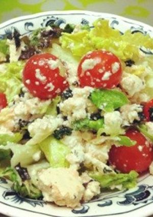 簡単☆ずぼら☆5分でできる明太豆腐サラダ-レシピのメイン写真