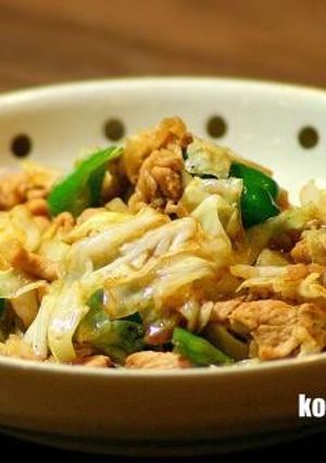 減塩・低たんぱく　回鍋肉・ホイコーロー-レシピのメイン写真