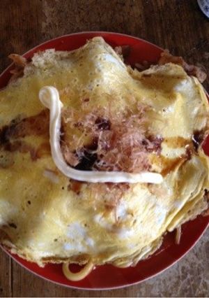ピリ辛オム焼うどん-レシピのメイン写真