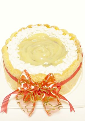 プリンのムースでケーキ♪ビスキュイ仕立て-レシピのメイン写真