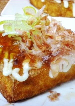 居酒屋風*絹厚揚げのマヨぽんのっけ-レシピのメイン写真