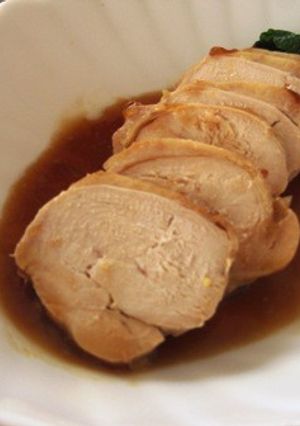 塩麹でやわらかムネ肉の焼き豚風-レシピのメイン写真