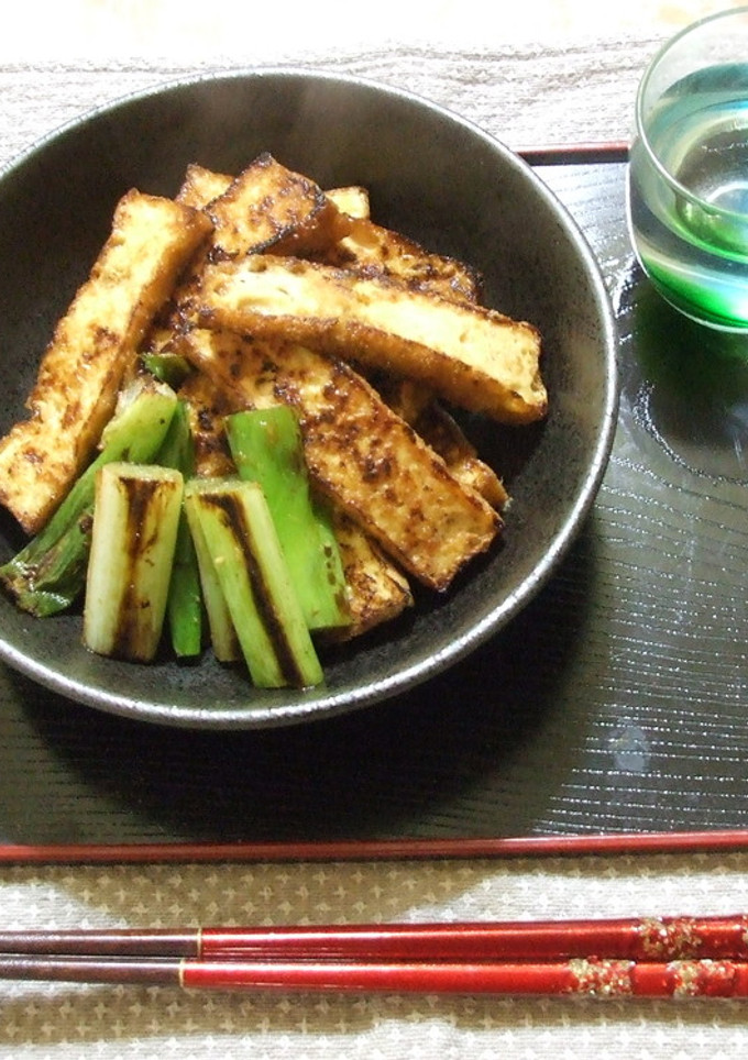 厚揚げとねぎのしょうが焼き-レシピのメイン写真