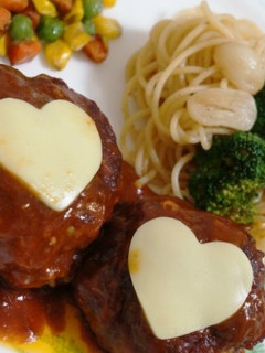 ふわとろ煮込みハンバーグ-レシピのメイン写真