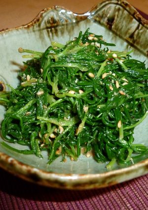 綺麗になれる？！若芽ひじきの胡麻ダレ和え-レシピのメイン写真