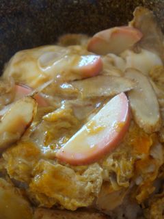 かまぼことごぼうの卵とじ丼-レシピのメイン写真
