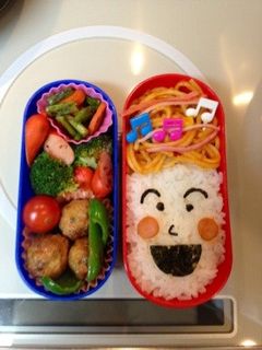 女子高校生のキャラ弁☆スパで赤毛の女の子-レシピのメイン写真