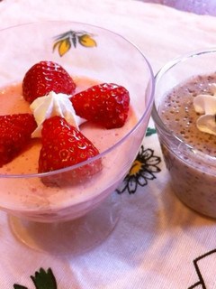 生クリーム・ヨーグルト不要の苺ムース❤-レシピのメイン写真