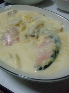 サーモンと白菜のクリーム煮-レシピのメイン写真