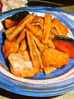 ☆鶏肉と牛蒡の甘酢あん☆-レシピのメイン写真