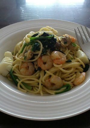 超簡単!海鮮パスタ-レシピのメイン写真