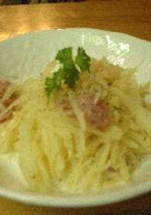 スパゲッティみたいなポテベーコン-レシピのメイン写真