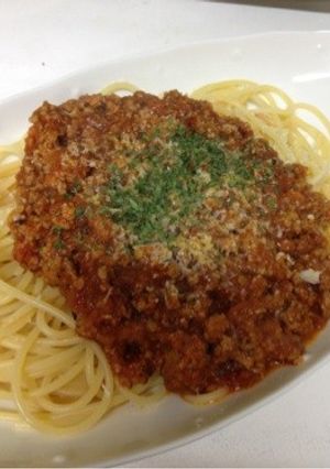 今夜のミートソース-レシピのメイン写真