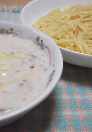 チーズクリームのつけパスタ-レシピのメイン写真