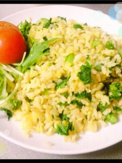 菜の花チャーハン-レシピのメイン写真