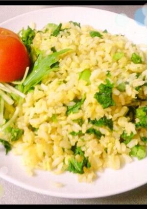 菜の花チャーハン-レシピのメイン写真