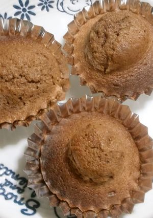 トースターDEココアカップケーキ♪-レシピのメイン写真