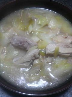 ねぎたっぷり!鶏汁-レシピのメイン写真