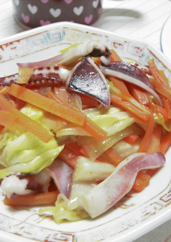 イカと野菜のさっぱり炒め☆-レシピのメイン写真