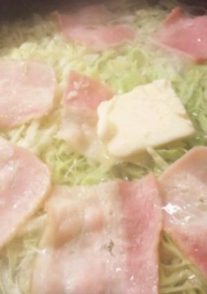 @春キャベツとベーコンの鍋@-レシピのメイン写真