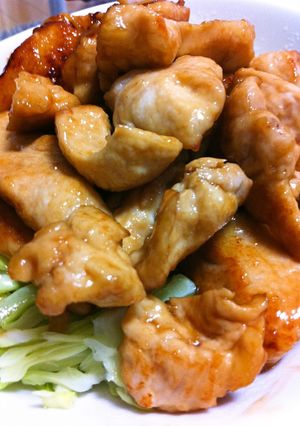 鶏むねdeやわらか照り焼きチキン-レシピのメイン写真