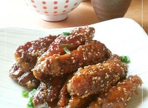 ◇にんにく醤油の甘辛チキンバー◇-レシピのメイン写真