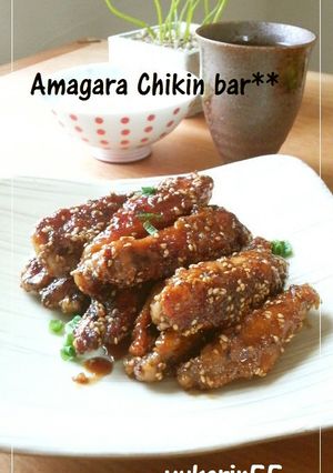 ◇にんにく醤油の甘辛チキンバー◇-レシピのメイン写真