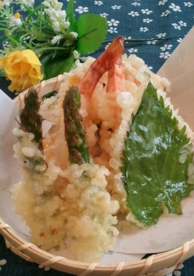 簡単♪パリッとした天ぷらを揚げるコツ-レシピのメイン写真