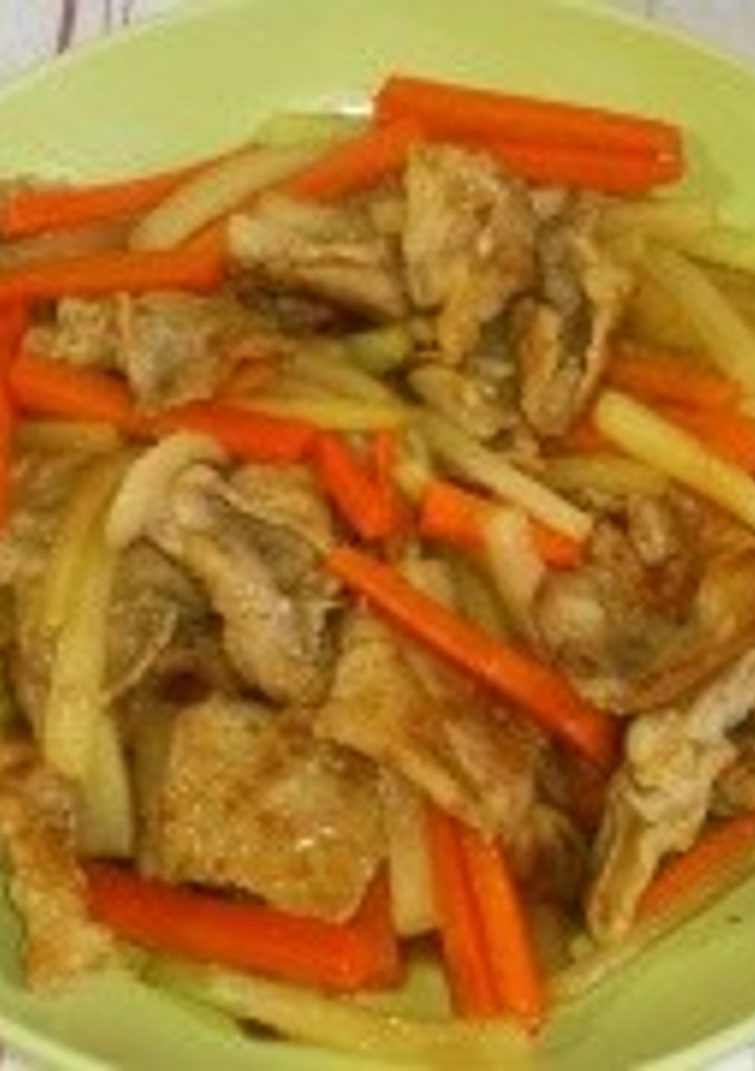 簡単☆大根と豚肉の味噌炒め-レシピのメイン写真