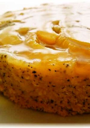 桃缶で黄桃と紅茶のケーキ♪タルトタタン風-レシピのメイン写真