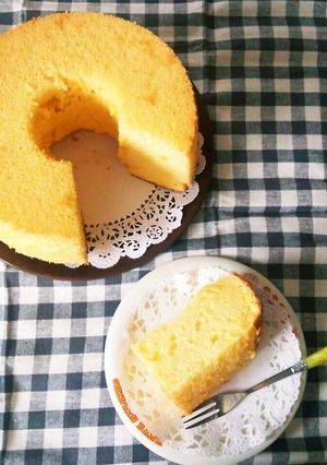 ふわふわ＊私のシフォンケーキ-レシピのメイン写真