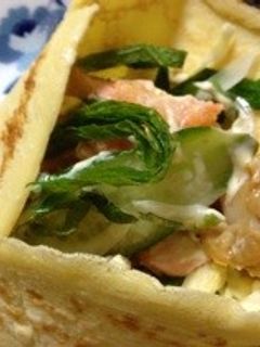 巻き巻き海鮮クレープ-レシピのメイン写真