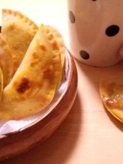 簡単!餃子?いいえ、かぼちゃパイです!-レシピのメイン写真