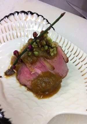 鴨ロースト焼き葱餡掛け-レシピのメイン写真