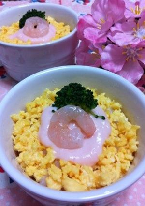 ひな祭り☆桃色ソースでほんわかお寿司-レシピのメイン写真