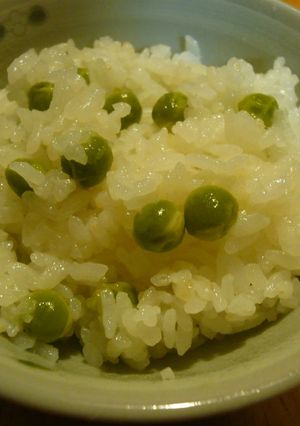 えんどう豆ごはん（炊飯器で炊く）-レシピのメイン写真