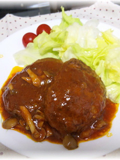 ふわふわ煮込み豆腐ハンバーグ-レシピのメイン写真