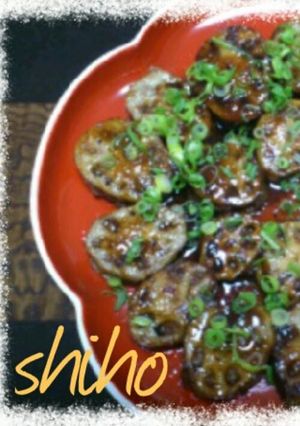 簡単!蓮根の挟み焼き-レシピのメイン写真
