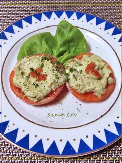 厚切りトマトに☆アボカドディップ-レシピのメイン写真