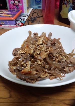 凍みこんにゃくと牛肉の炒めもの-レシピのメイン写真