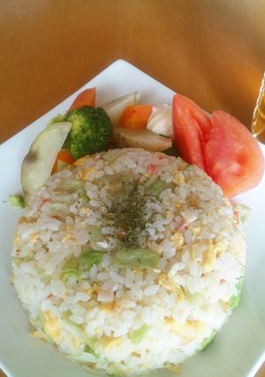 ★☆カニカマレタス炒飯☆★-レシピのメイン写真