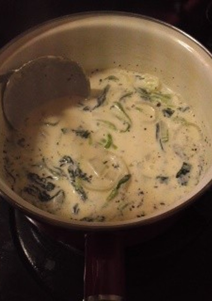 ほうれん草のクリームスープ-レシピのメイン写真