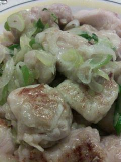塩麹で!鶏肉のネギだく炒め-レシピのメイン写真