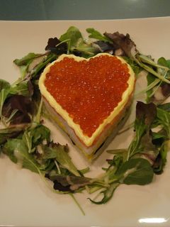 サーモンの押し寿司♥ばれんたいん-レシピのメイン写真