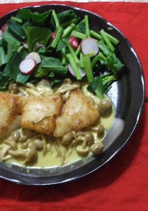 白身魚のソテーカレー風味クリームソース-レシピのメイン写真