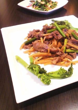 簡単♪牛肉の甘辛オイスター炒め-レシピのメイン写真