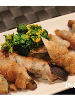 醤油麹でなすの豚肉巻き-レシピのメイン写真