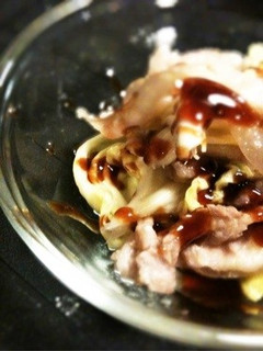 塩麹で*豚肉とキャベツのレンジ蒸し*中華-レシピのメイン写真