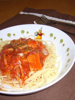 簡単☆ベーコントマトパスタ-レシピのメイン写真