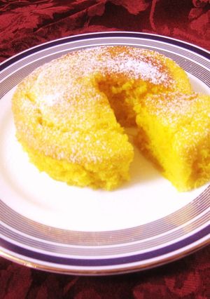 しっとりふわふわ豆乳かぼちゃケーキ♪-レシピのメイン写真